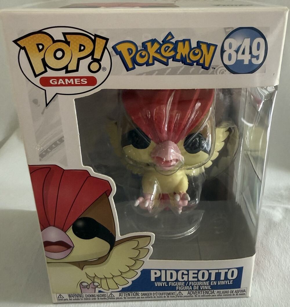 Funko Pop Games Pokemon Pidgeotto #849 Brand New in Box
